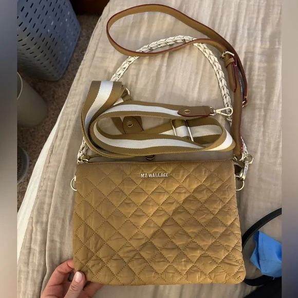 MZ Wallace Caramel Quilted Bag - Picture 2 of 12